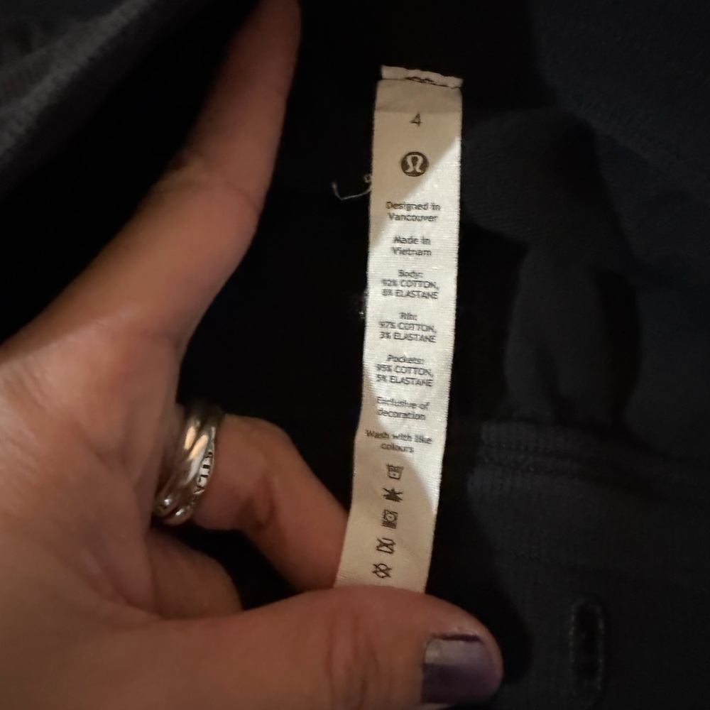 Lululemon Scuba HR French terry Stretch Joggers Black - Picture 3 of 15